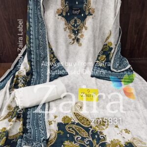 Muslin Digital Print Suit ZM5831