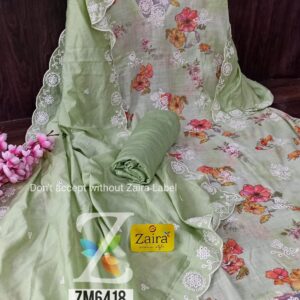 Lilen Cotton Designer Suit ZM6418