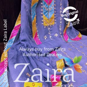 Organza Gota Work Designer Suit ZM6143