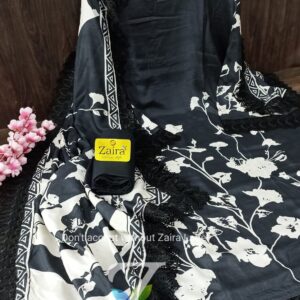 Muslin Digital Print Pakistani Style Suit ZM6390