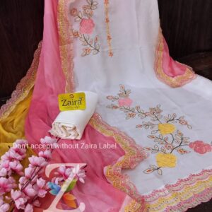 Organza Designer Suit ZM6256