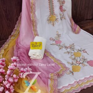 Organza Designer Suit ZM6256