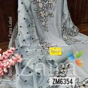 Organza Designer Suit ZM6354