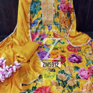 Pakistani Style Chinon Suit ZM5912