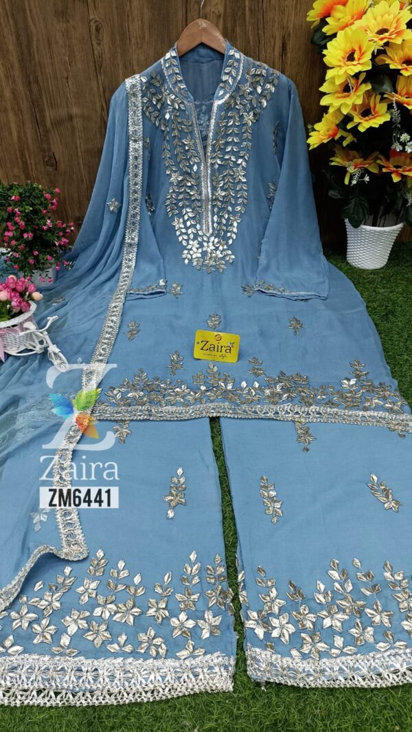 Georgette Gota Work Sharara ZM6441