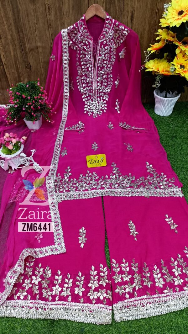 Georgette Gota Work Sharara ZM6441