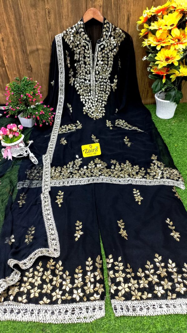 Georgette Gota Work Sharara ZM6441