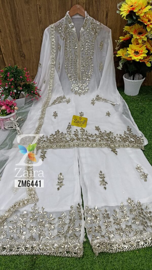 Georgette Gota Work Sharara ZM6441