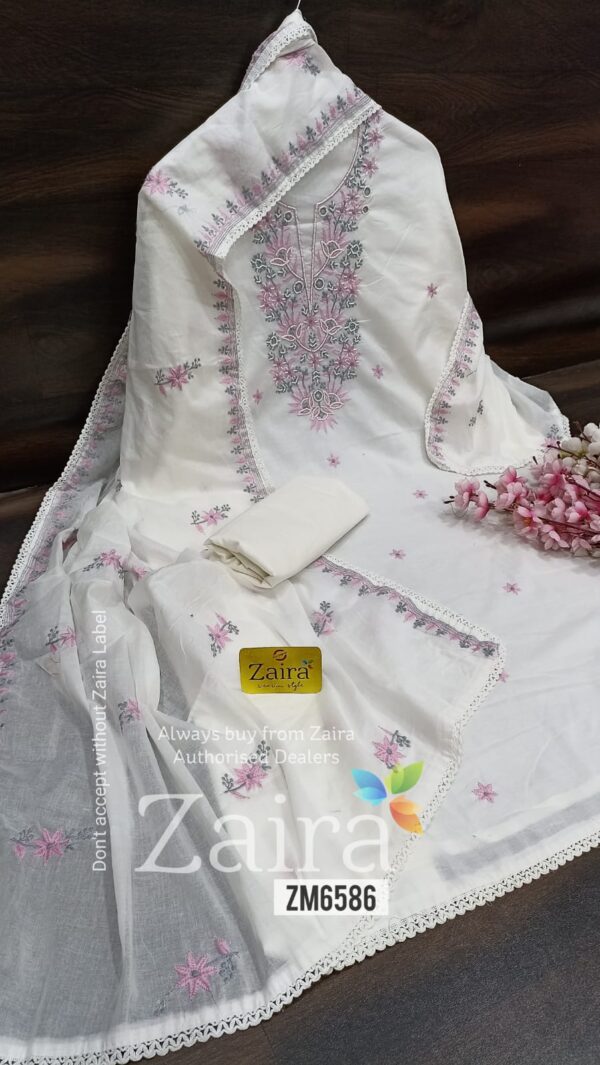 Cotton Embroidery Work ZM6586