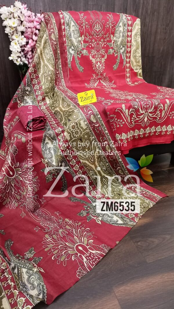 PAKISTANI LAWN COTTON SUIT ZM6535