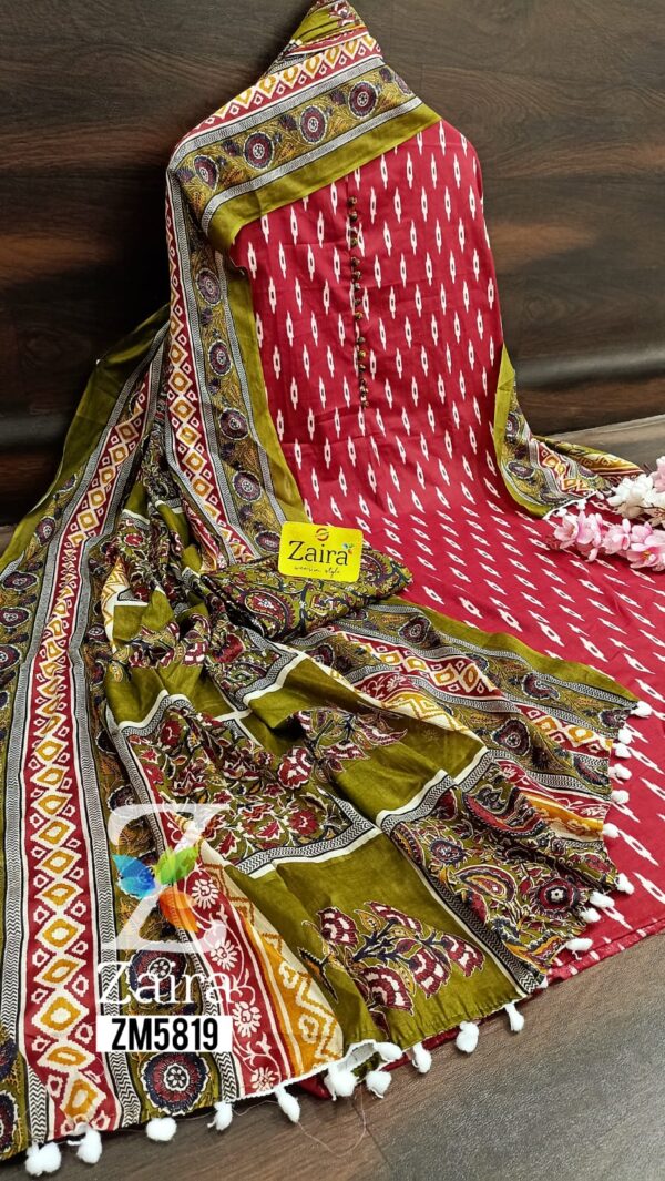 Cotton Kalamkari Designer Suit ZM5819