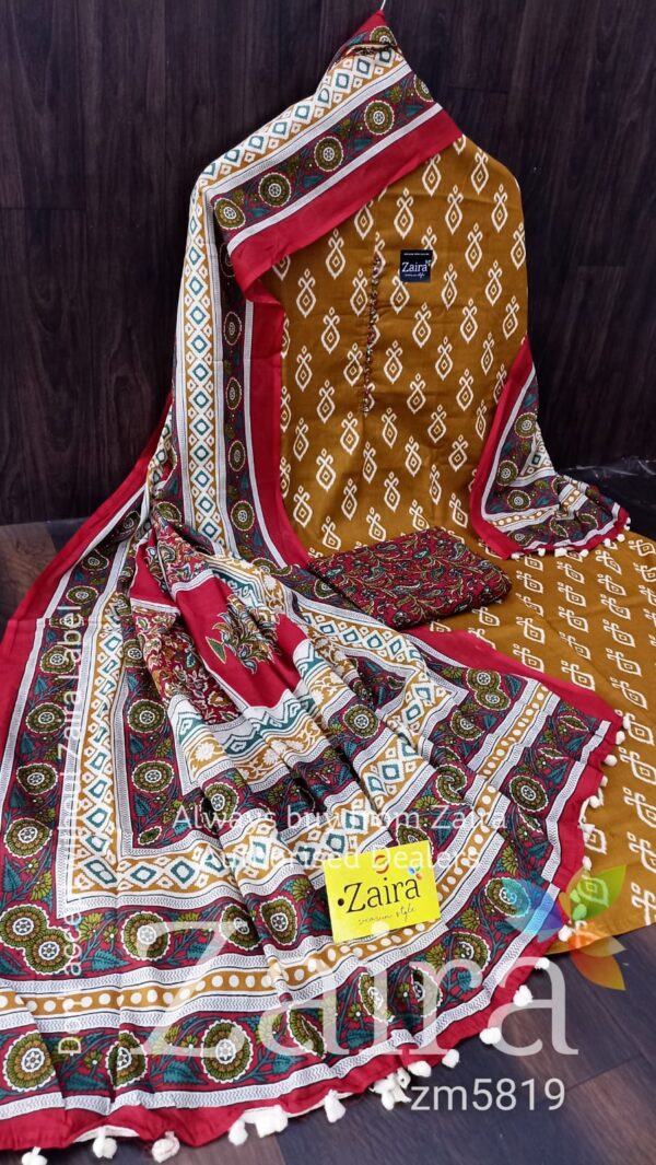 Cotton Kalamkari Designer Suit ZM5819