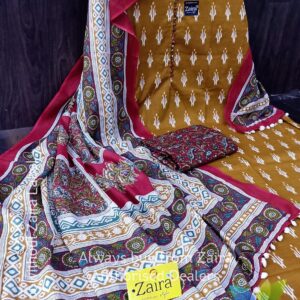Cotton Kalamkari Designer Suit ZM5819