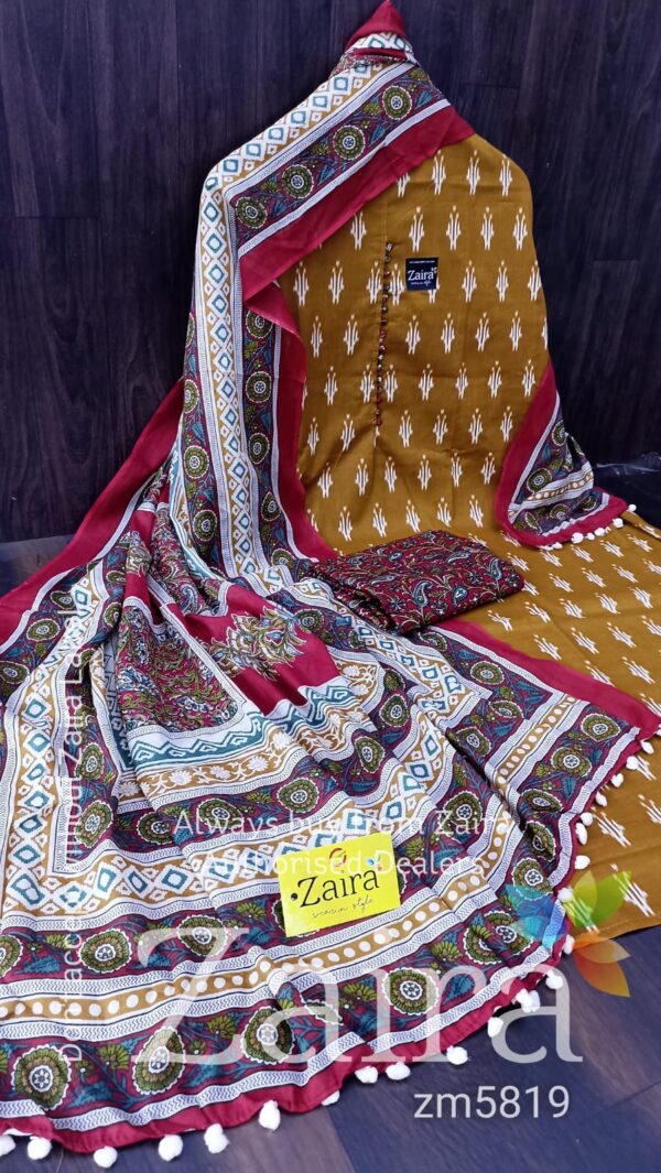 Cotton Kalamkari Designer Suit ZM5819