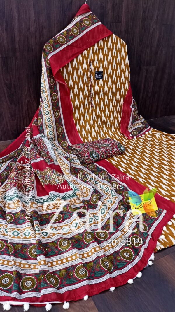 Cotton Kalamkari Designer Suit ZM5819