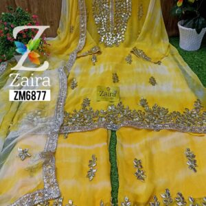 Georgette Gota Work Sharara ZM6877