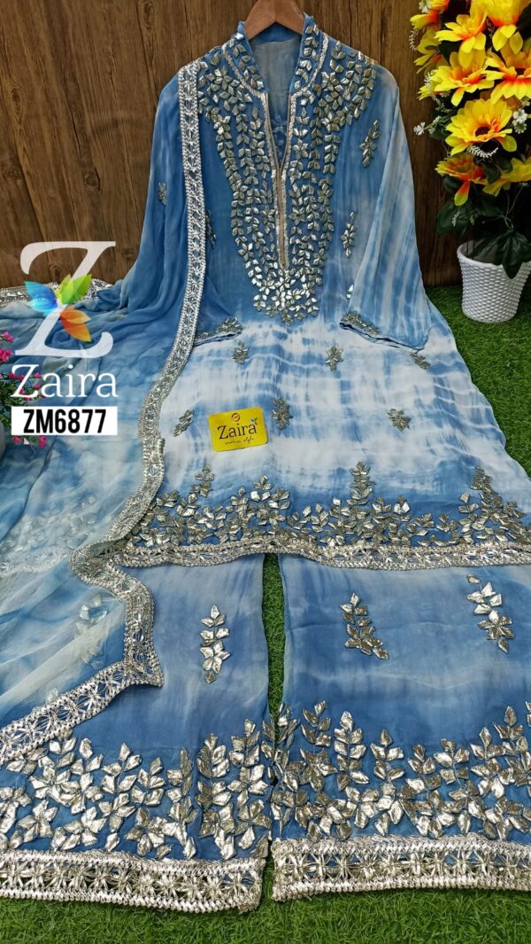Georgette Gota Work Sharara ZM6877