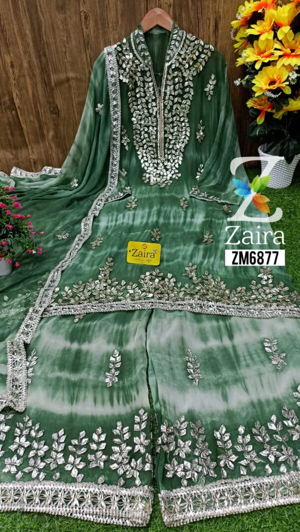 Georgette Gota Work Sharara ZM6877