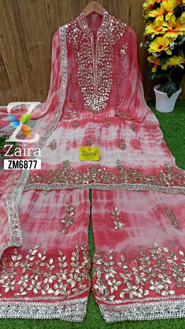 Georgette Gota Work Sharara ZM6877