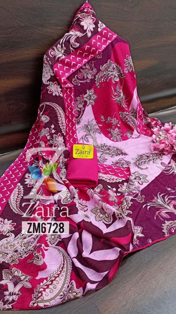 Reyon Printed Suit ZM6728