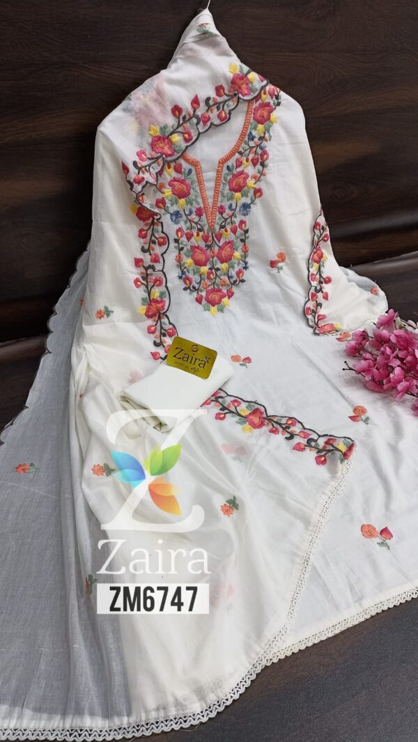 Cotton Designer Embroidery Suit ZM6747