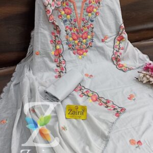 Cotton Designer Embroidery Suit ZM6747