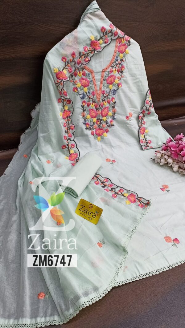 Cotton Designer Embroidery Suit ZM6747