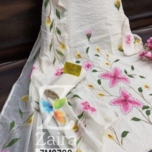 Khadi Cotton Designer Suit ZM6783