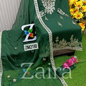zm2110_24_gg ZAIRA DESIGENR GOTA WORK SUIT ZM2110