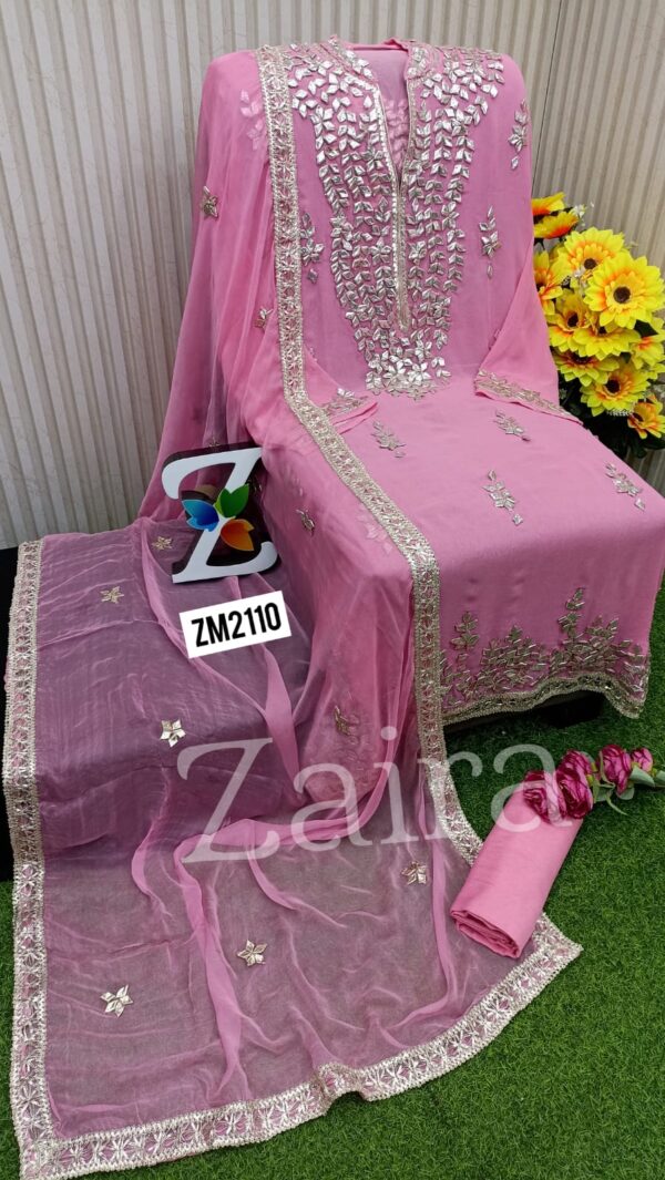 zm2110_p ZAIRA DESIGENR GOTA WORK SUIT ZM2110