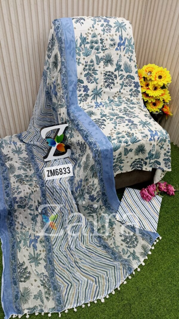 Cambric Cotton Printed Suit ZM6833