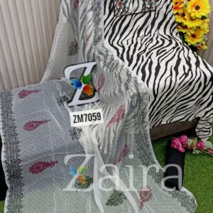 Cambric Cotton Printed Suit ZM7059